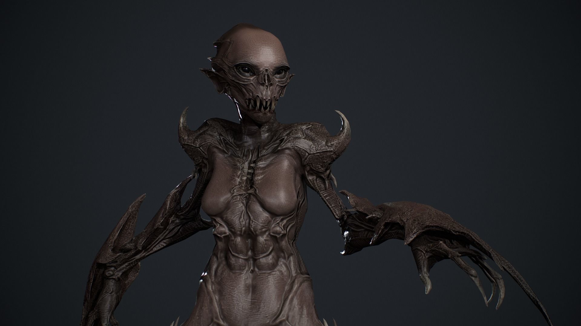 Monster 9 Low-poly 3D model_28