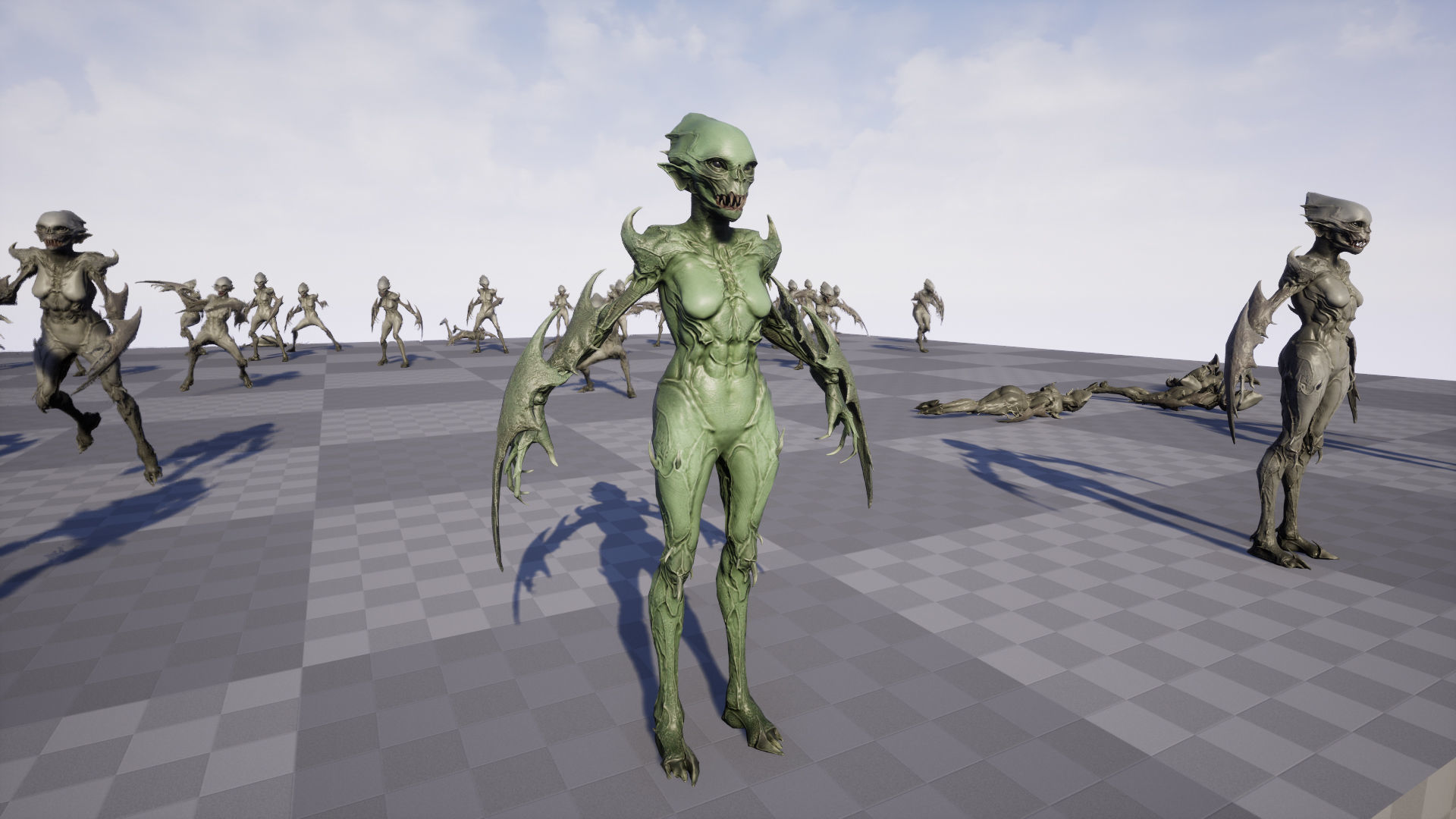 Monster 9 Low-poly 3D model_13