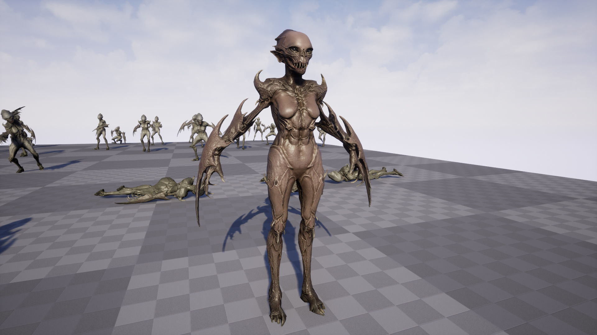 Monster 9 Low-poly 3D model_17