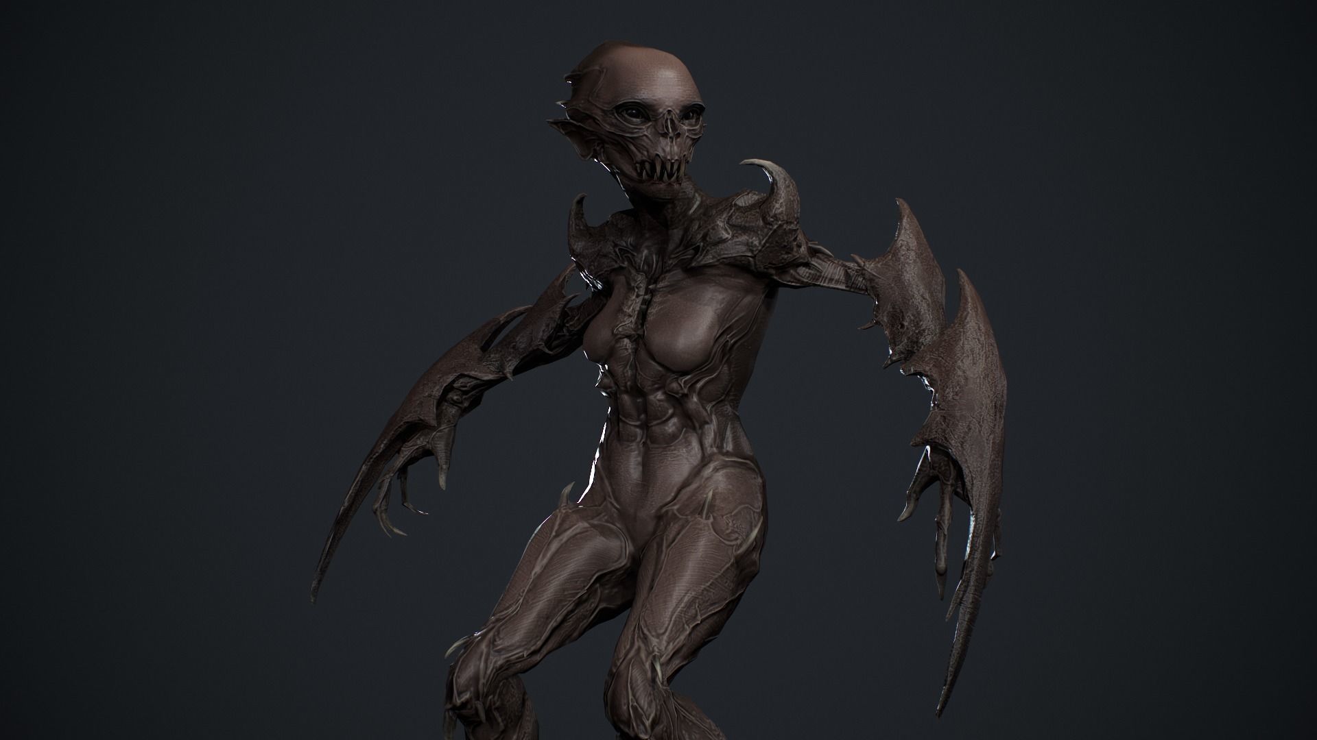 Monster 9 Low-poly 3D model_26