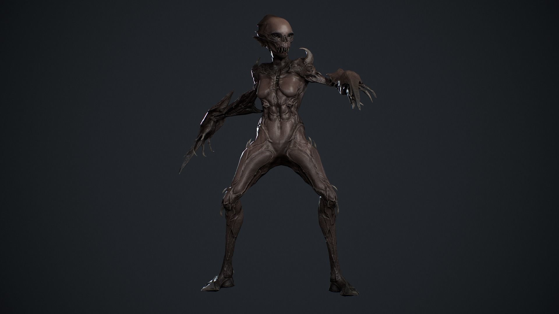 Monster 9 Low-poly 3D model_27