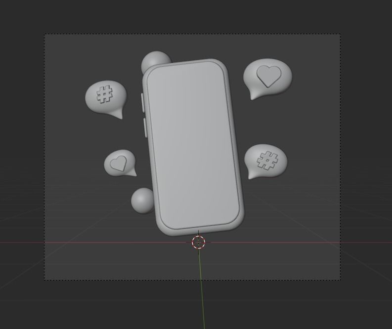 Online Trading 3d Illustration  Icon Pack 3D model_24