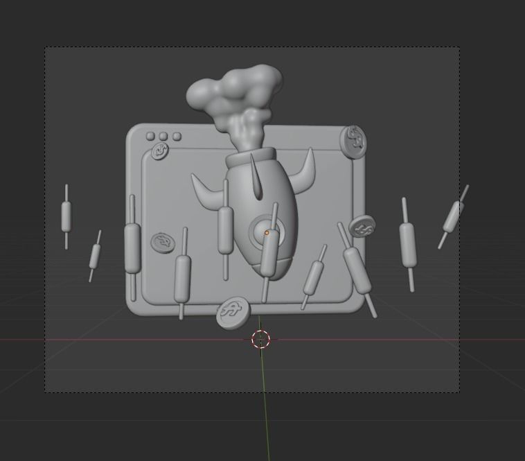 Online Trading 3d Illustration  Icon Pack 3D model_9