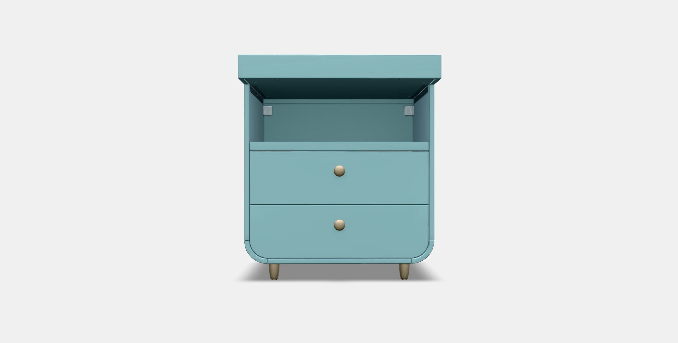 MYLLRA changing table with drawers Low-poly 3D model_10