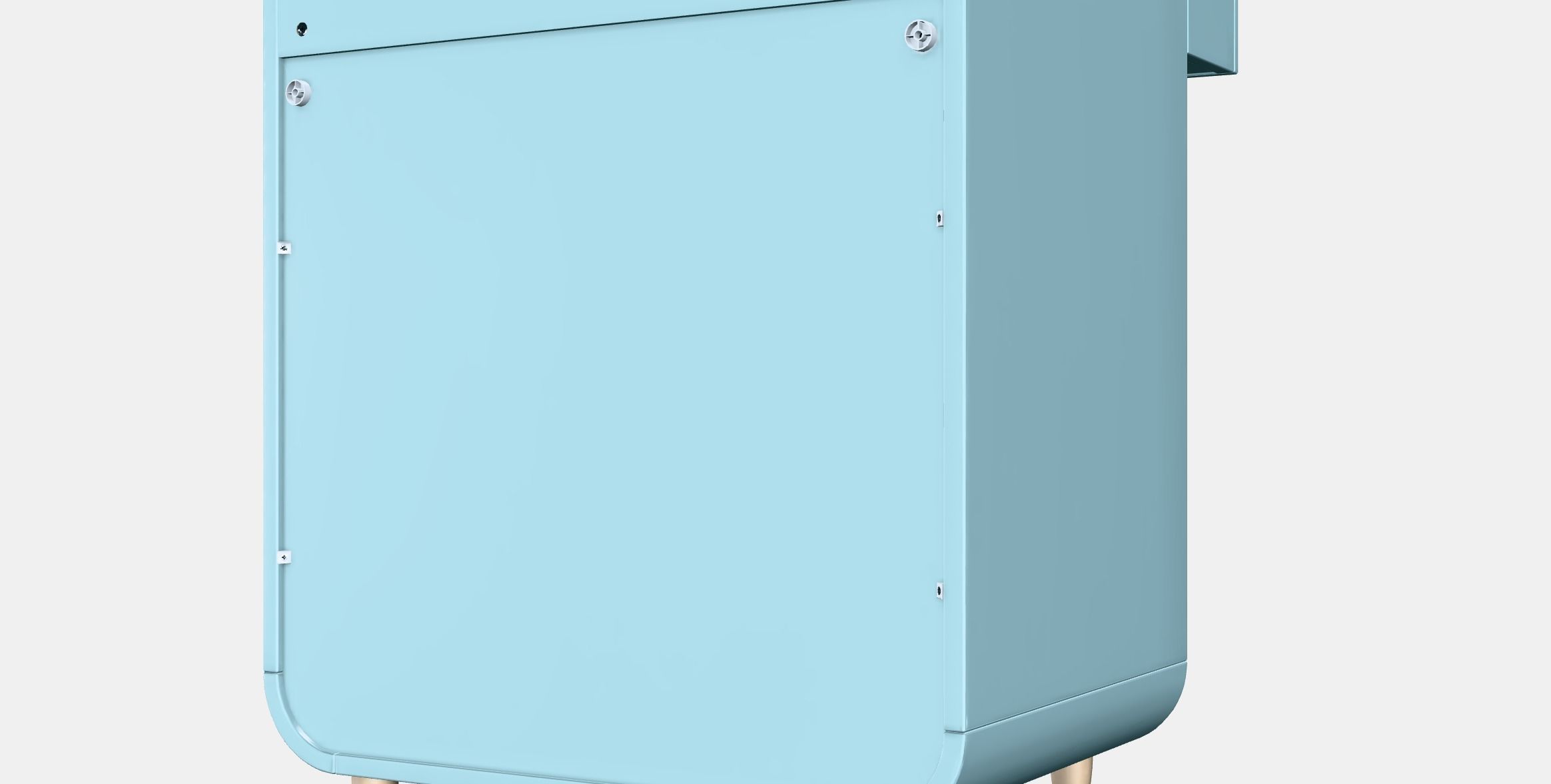 MYLLRA changing table with drawers Low-poly 3D model_6