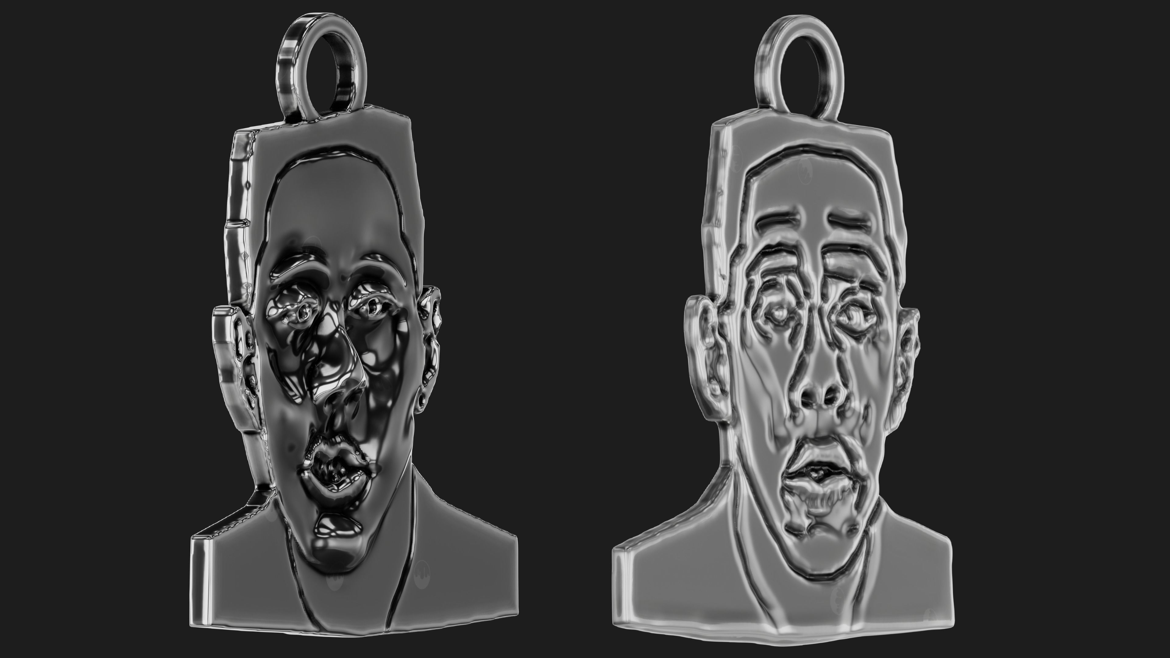 Tyler The Creator Igor Pendants 3D print model_2