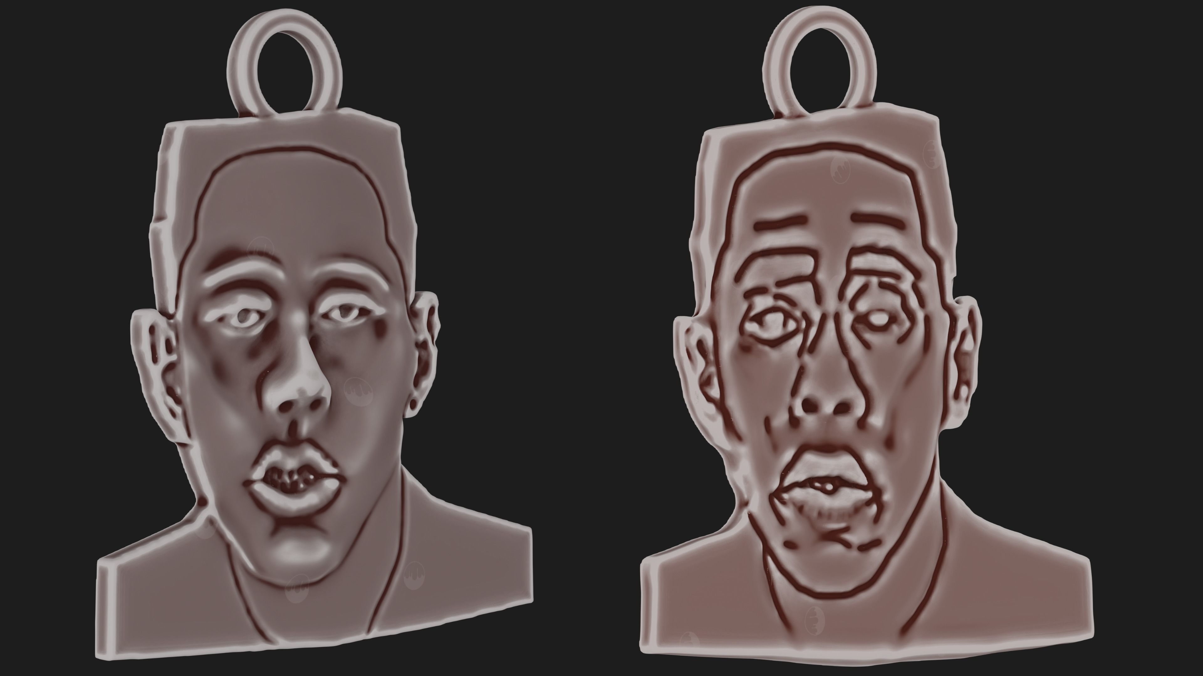 Tyler The Creator Igor Pendants 3D print model_5
