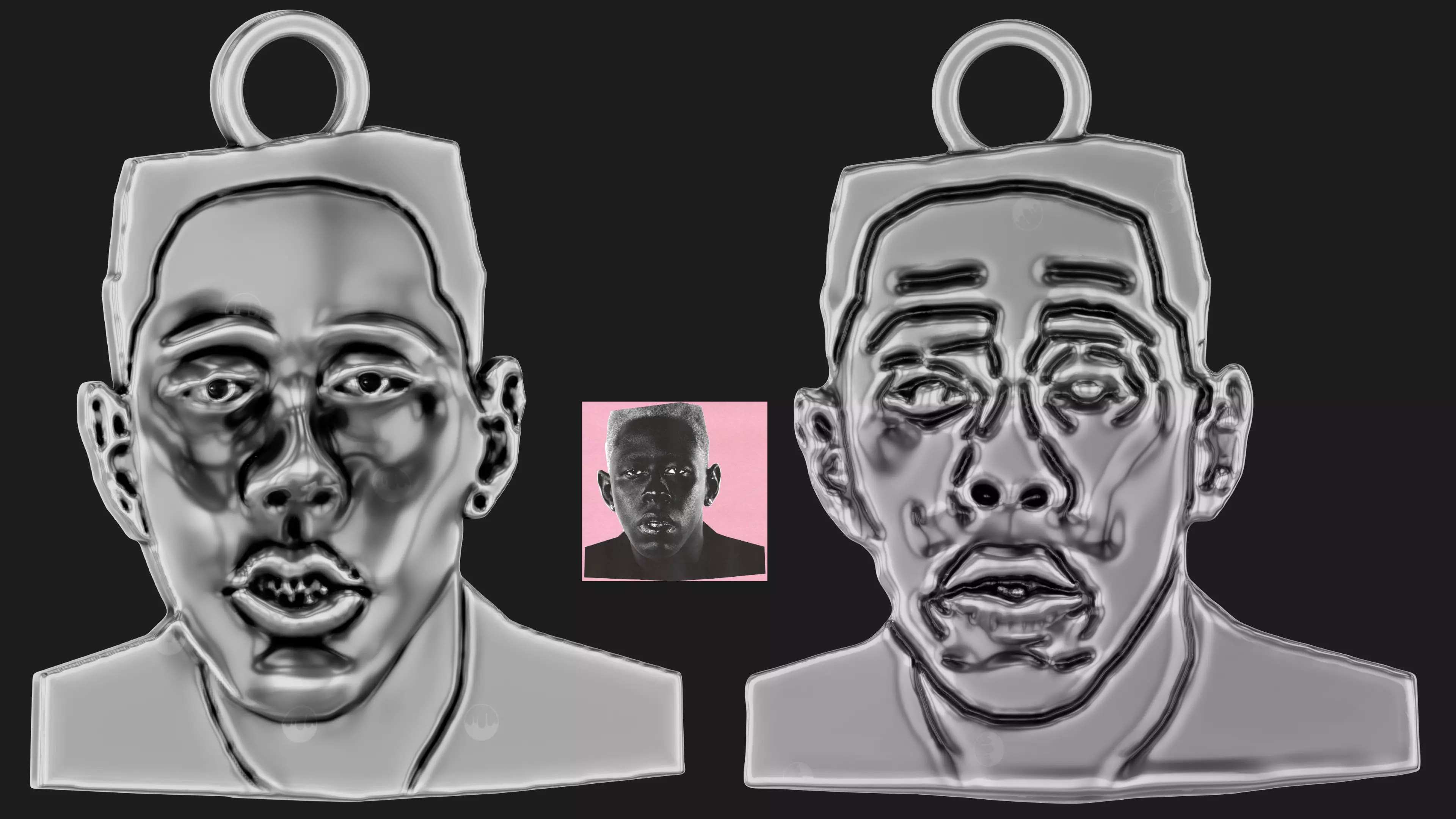 Tyler The Creator Igor Pendants 3D print model_0