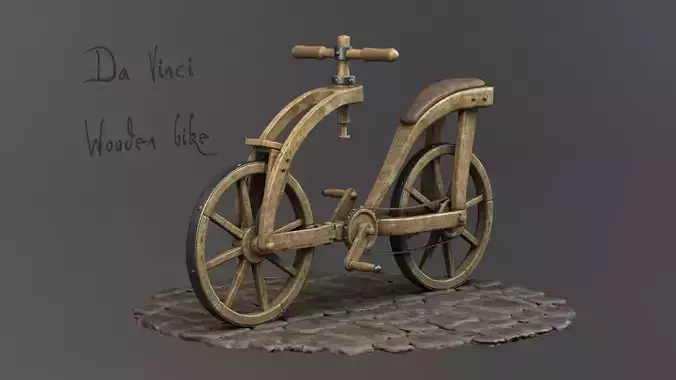 Da-Vinci-wooden-bike 3D model