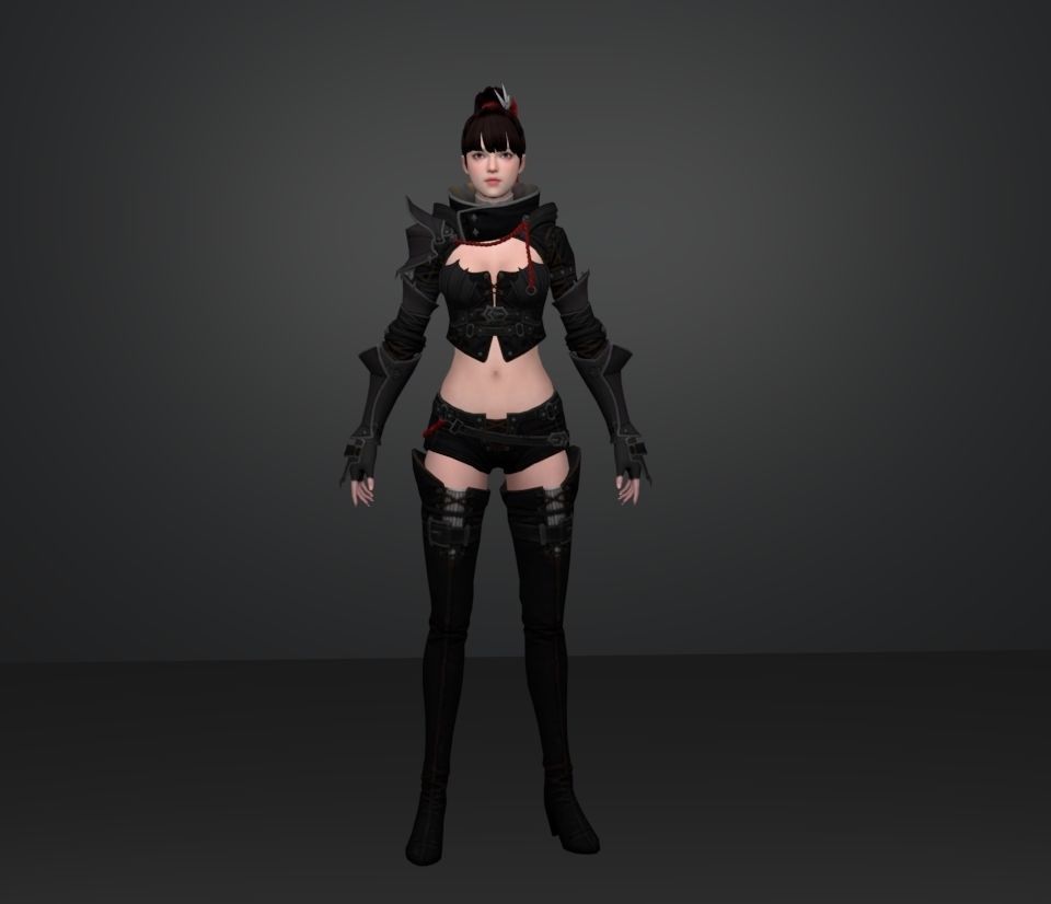 assassin basic 3D model_1
