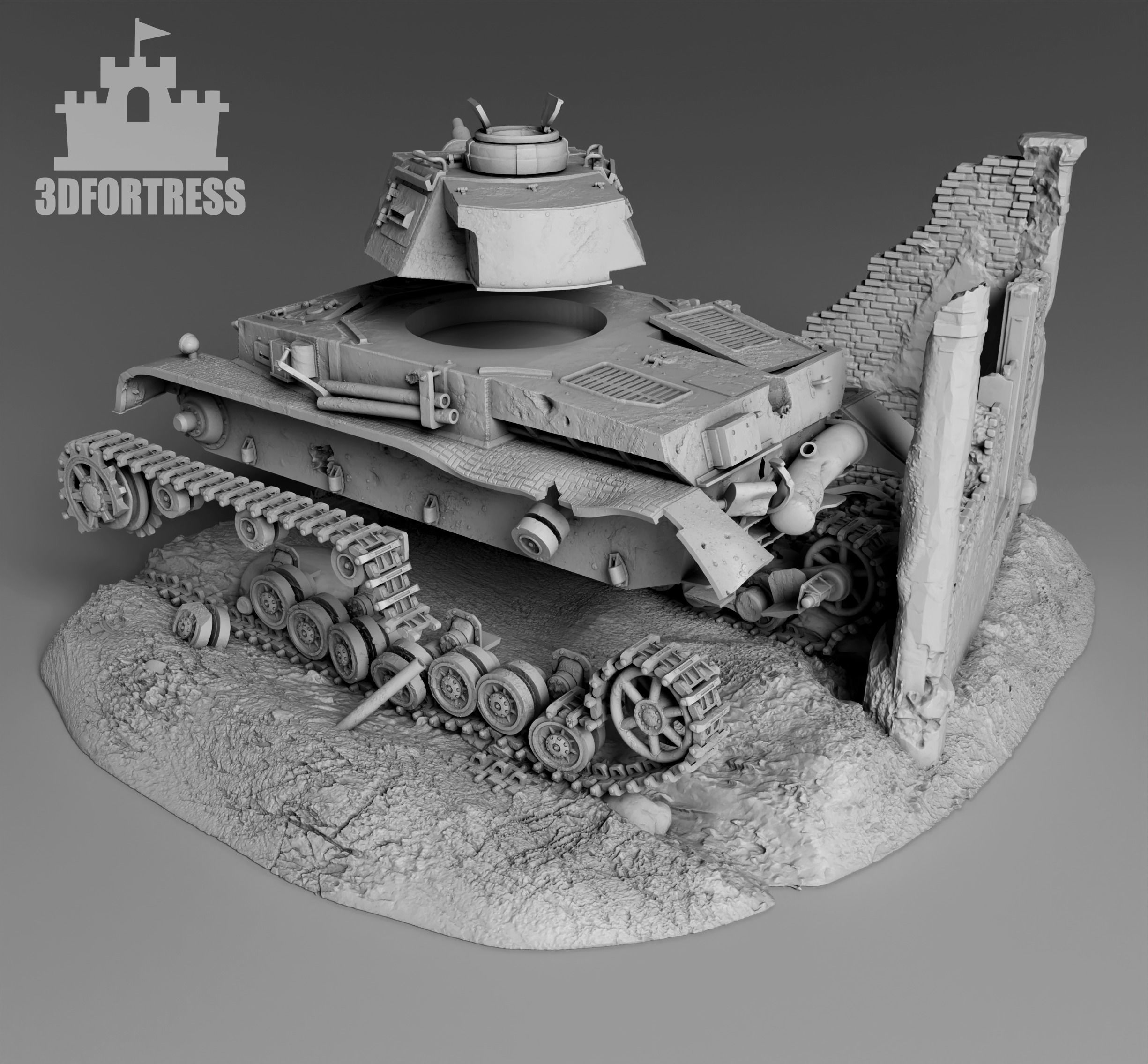 PZ Kpfw IV Ausf F1 3D print model_2