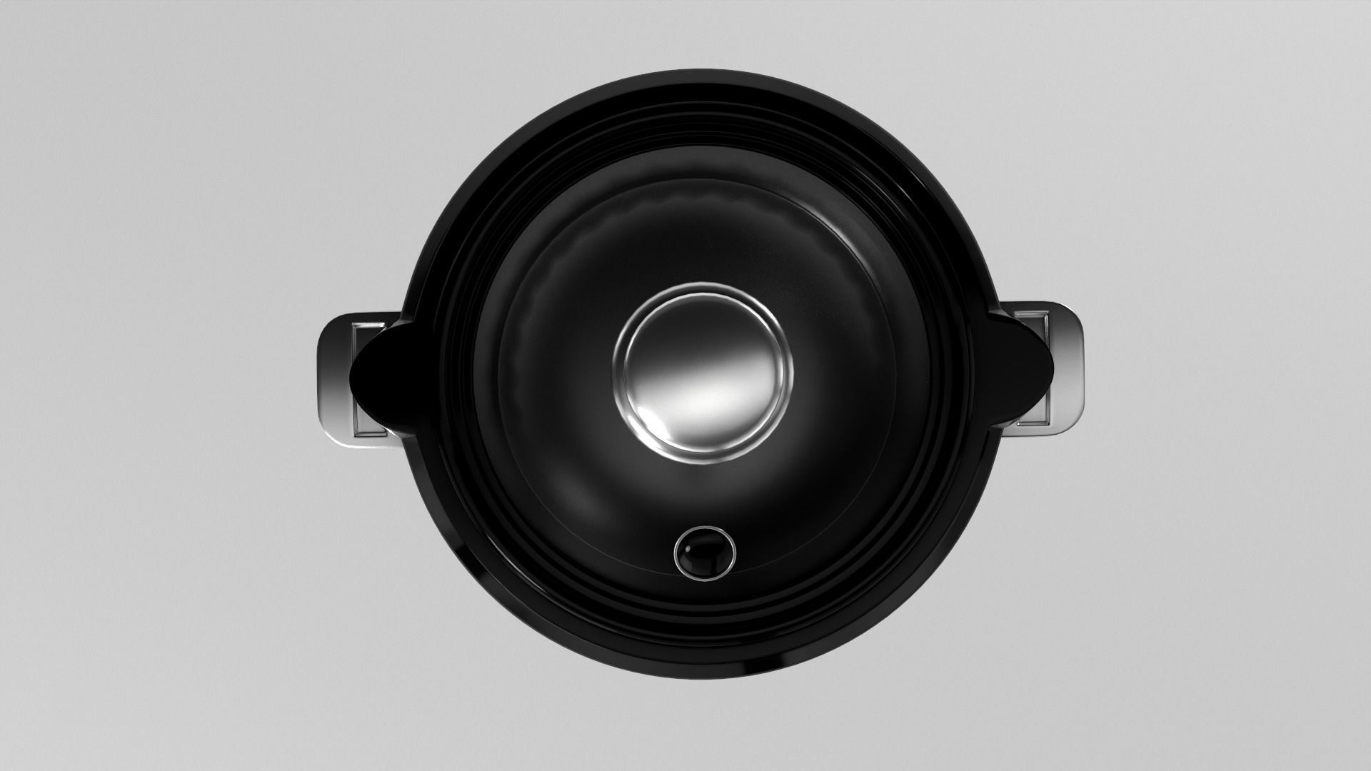 Rice Cooker Low-poly 3D model_4