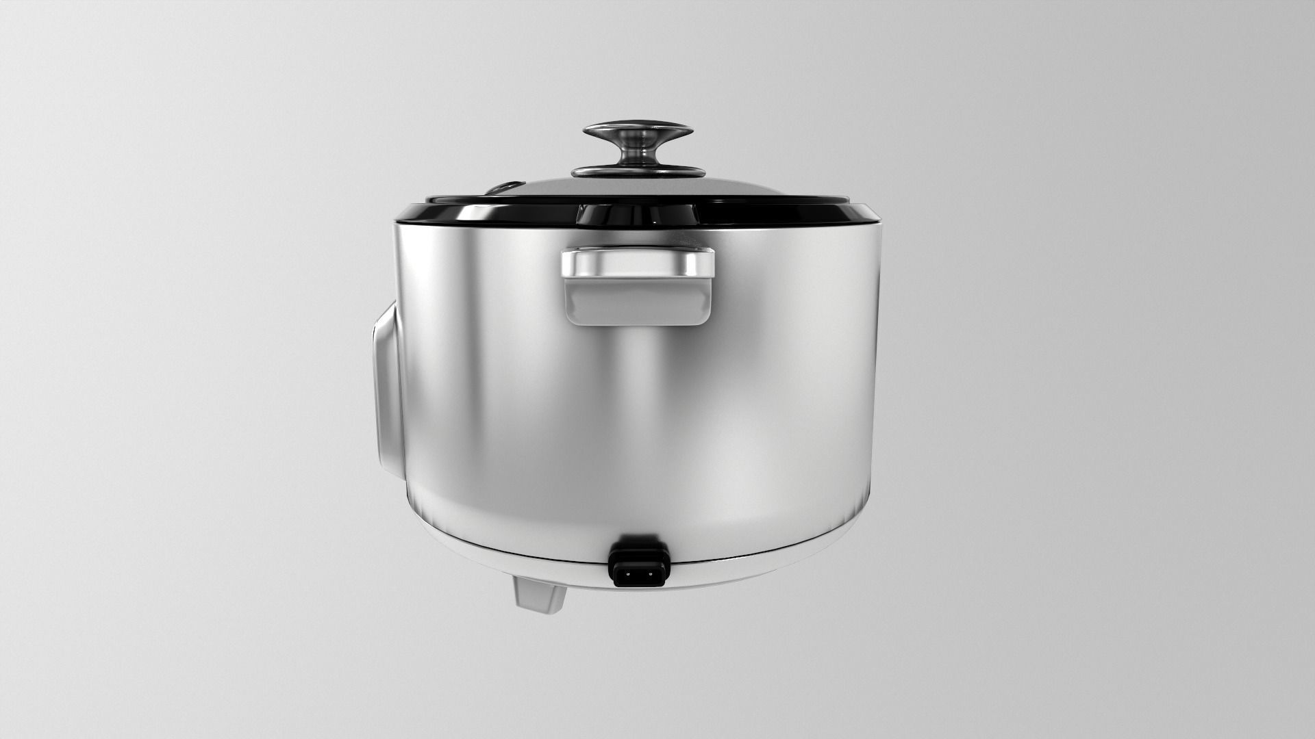 Rice Cooker Low-poly 3D model_2