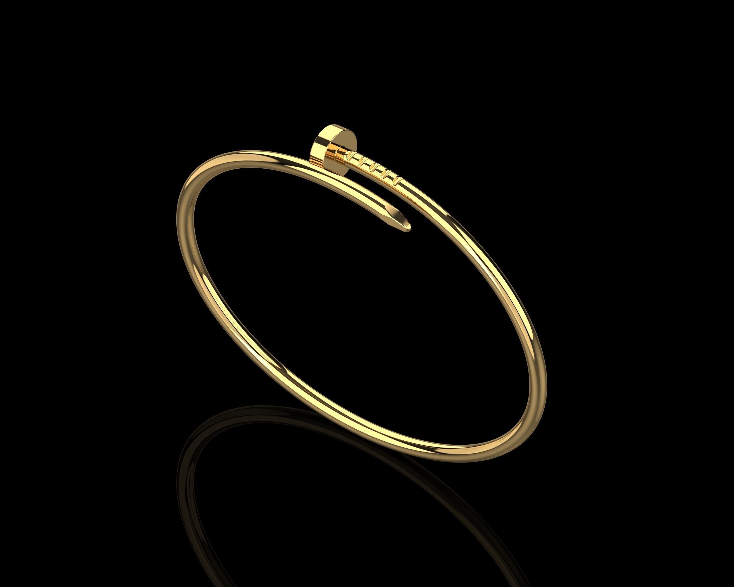 Juste un clou Bracelet 21 Size Small Version N192 3D print model_21