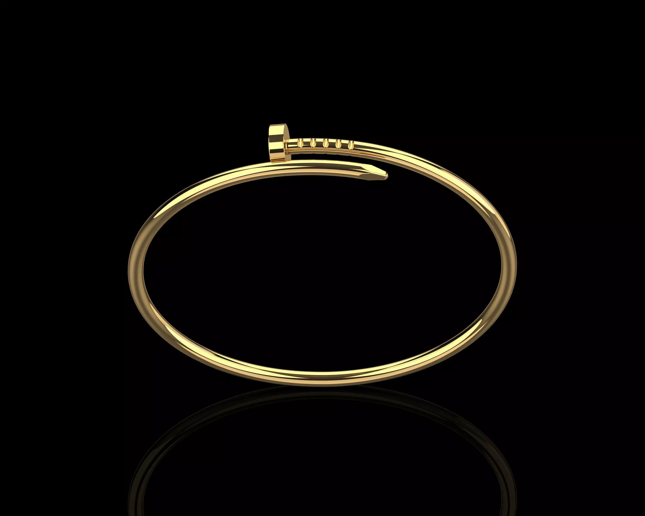 Juste un clou Bracelet 21 Size Small Version N192 3D print model_0