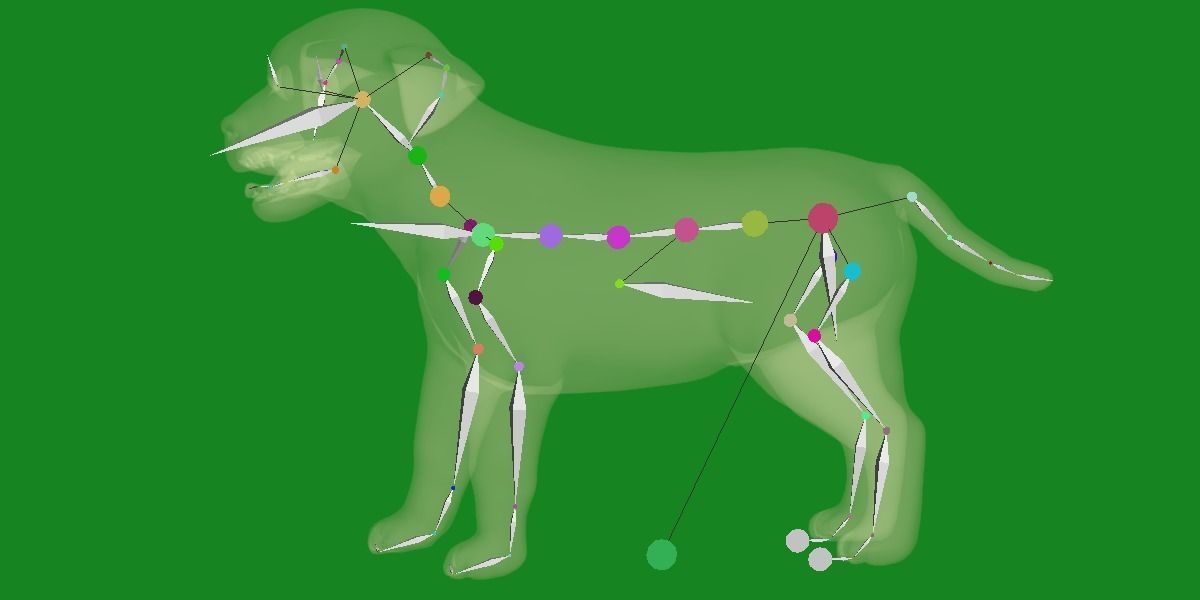 Labrador Retriever Puppy Dog Low-poly 3D model_25