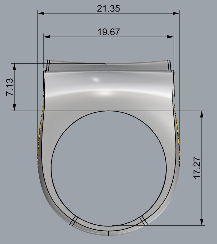 NEW SIMPLE RING COLLECTION-R09- 3D print model_5