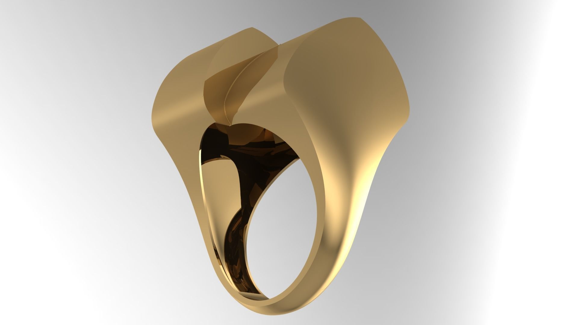 NEW SIMPLE RING COLLECTION-R11- 3D print model_2
