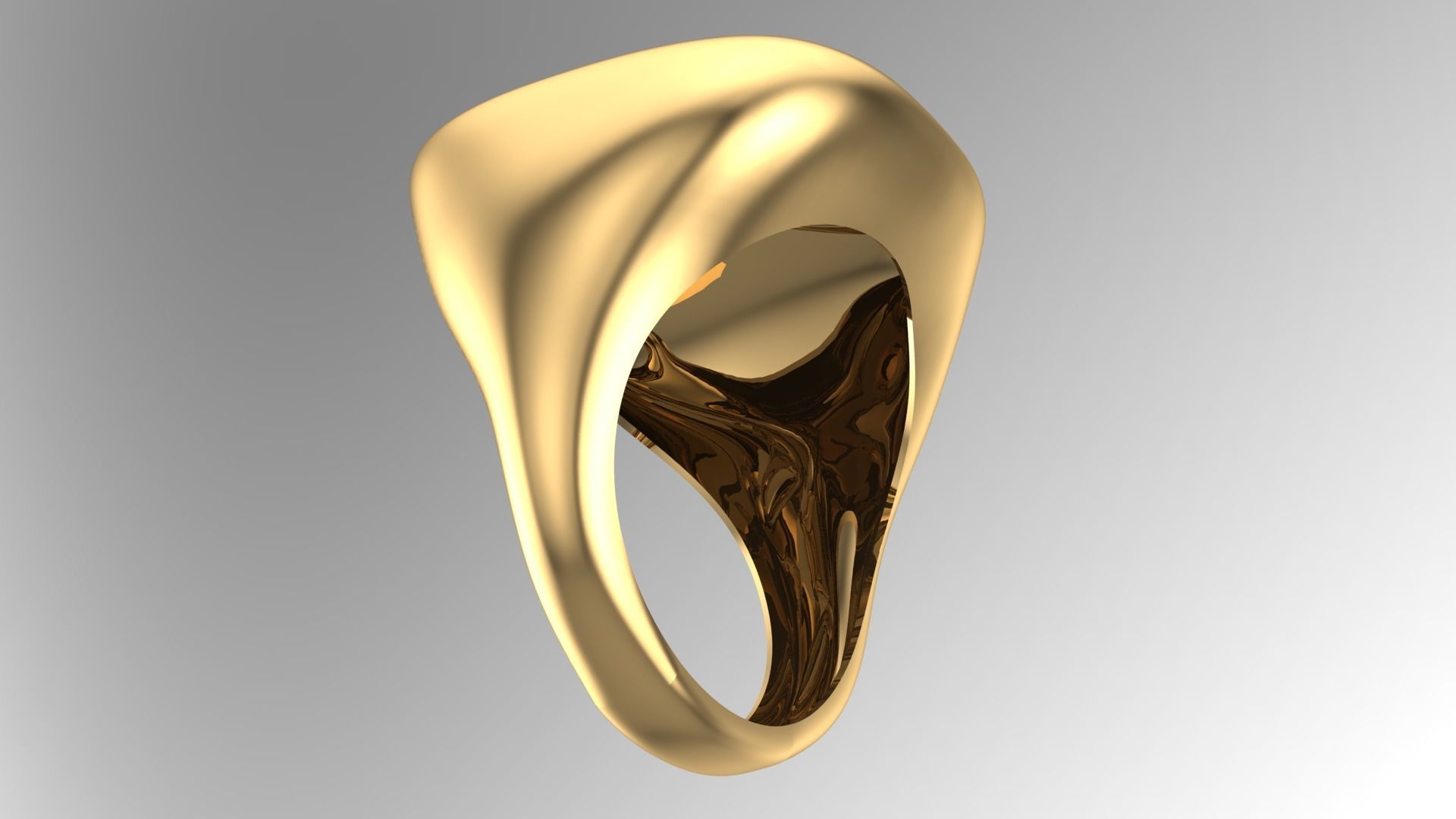 NEW SIMPLE RING COLLECTION-R12- 3D print model_1