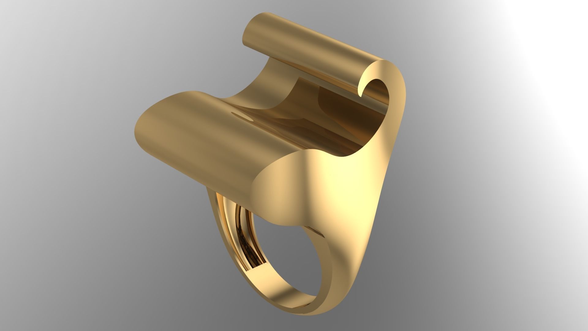NEW SIMPLE RING COLLECTION-13 PCS- 3D print model_26