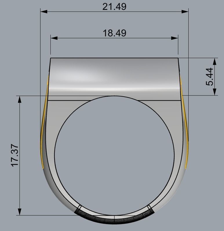 NEW SIMPLE RING COLLECTION-13 PCS- 3D print model_36