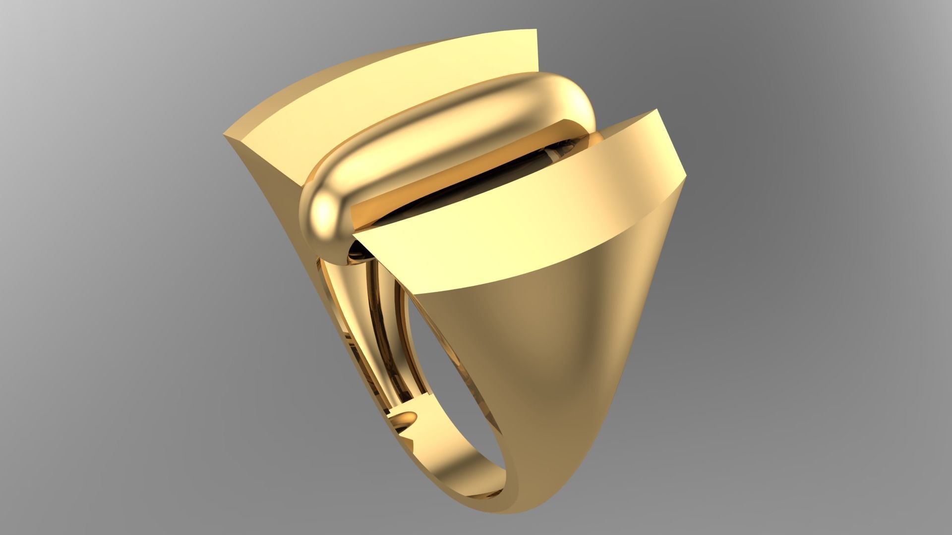 NEW SIMPLE RING COLLECTION-13 PCS- 3D print model_44