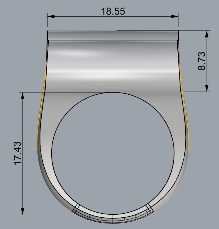 NEW SIMPLE RING COLLECTION-13 PCS- 3D print model_72