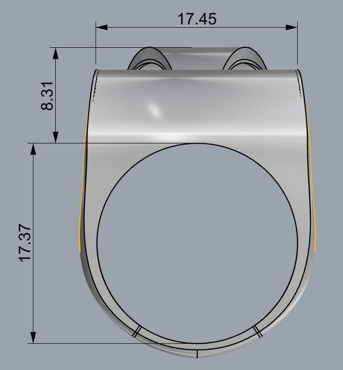 NEW SIMPLE RING COLLECTION-13 PCS- 3D print model_60