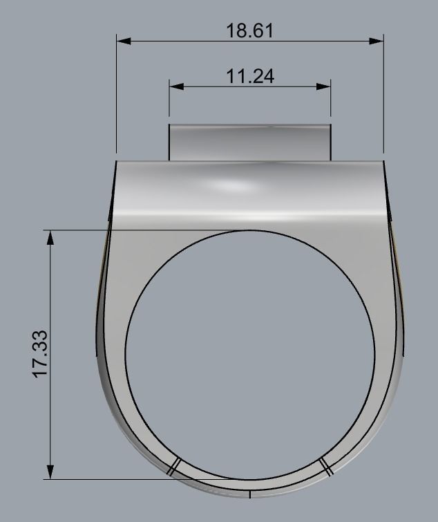 NEW SIMPLE RING COLLECTION-13 PCS- 3D print model_67