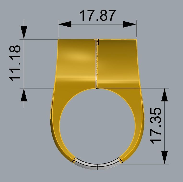 NEW SIMPLE RING COLLECTION-13 PCS- 3D print model_19