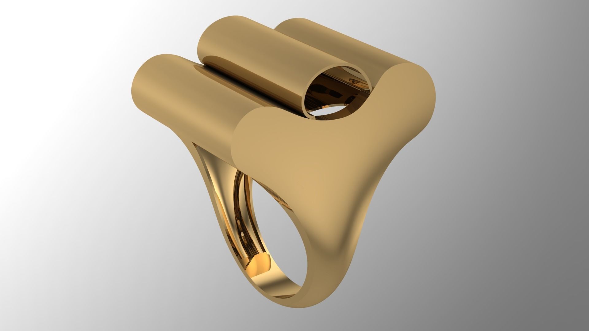 NEW SIMPLE RING COLLECTION-13 PCS- 3D print model_68