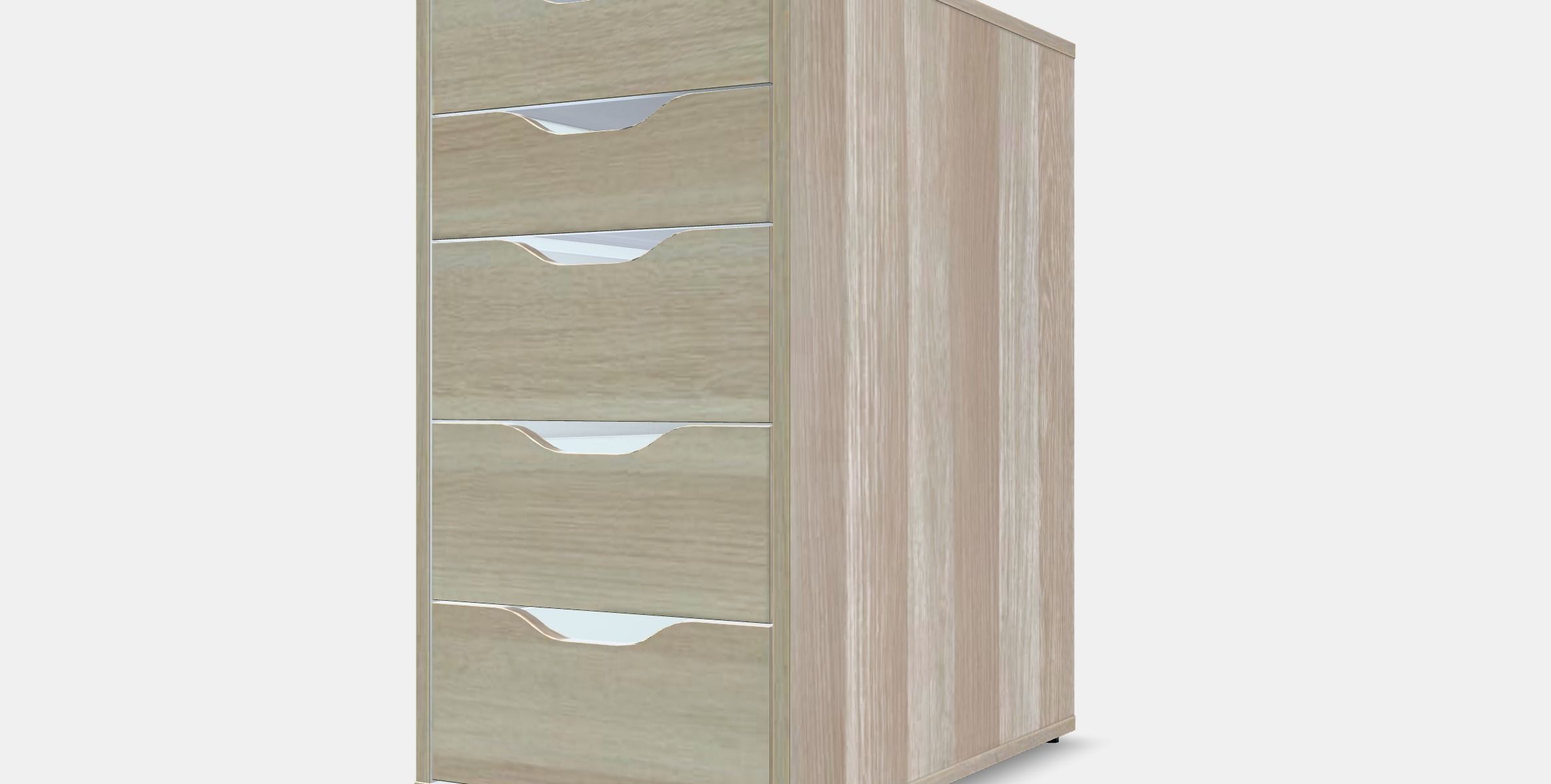 ALEX drawer unit 4 3D model_13