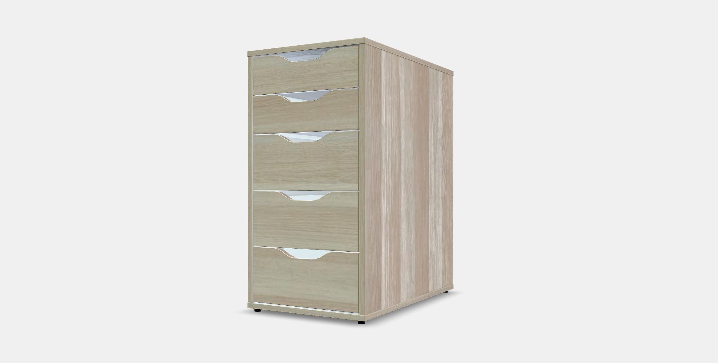 ALEX drawer unit 4 3D model_11