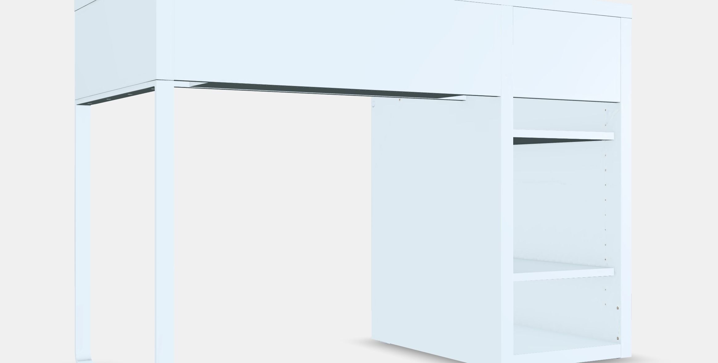 MICKE desk 1 Low-poly 3D model_3