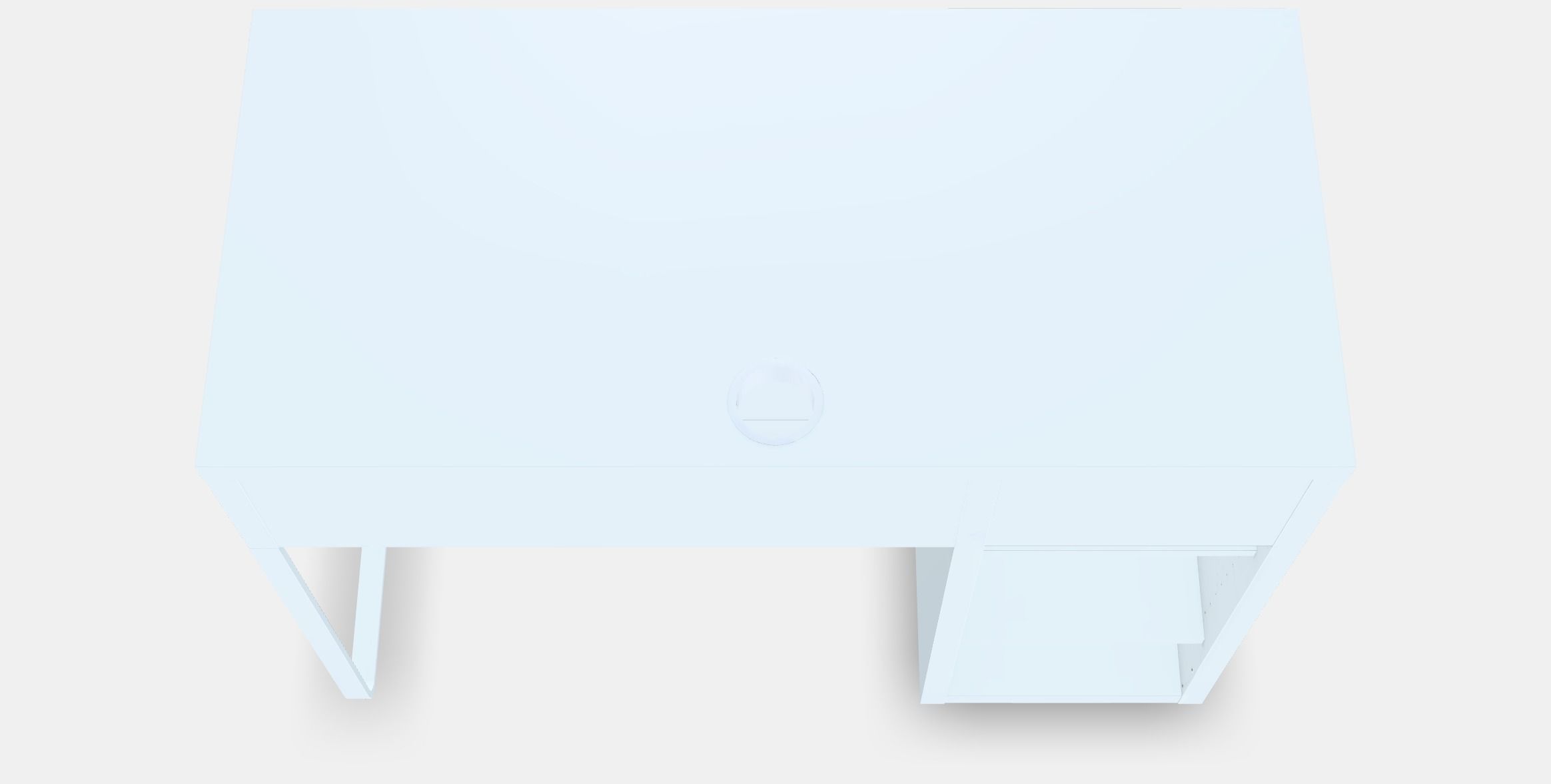 MICKE desk 1 Low-poly 3D model_4