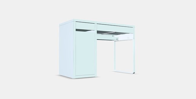 MICKE desk 1 Low-poly 3D model