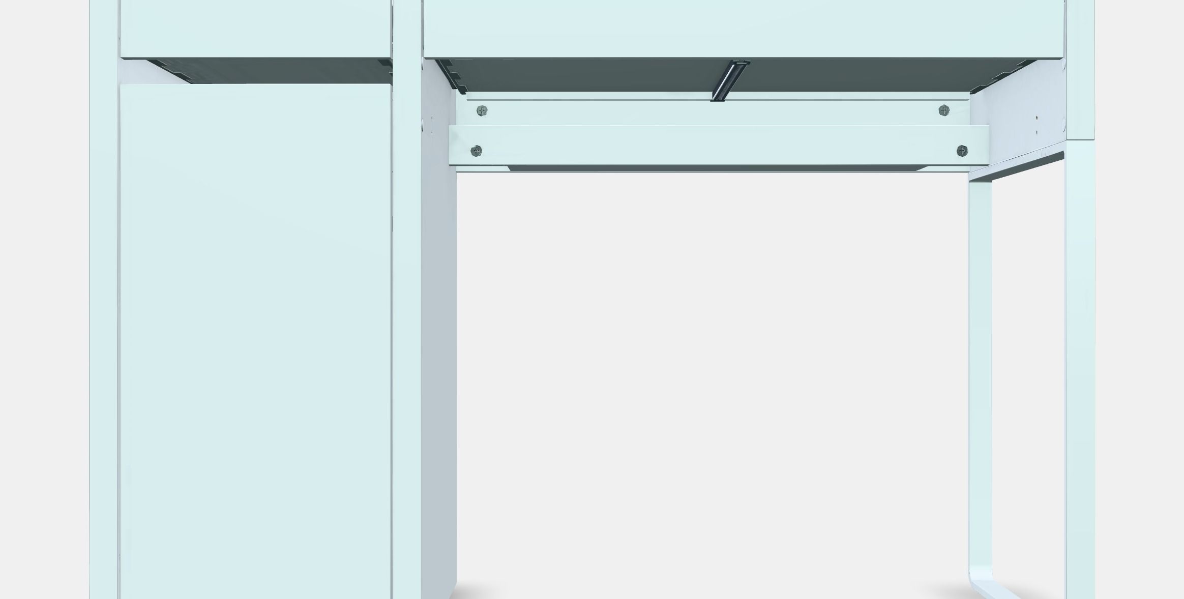 MICKE desk 1 Low-poly 3D model_11