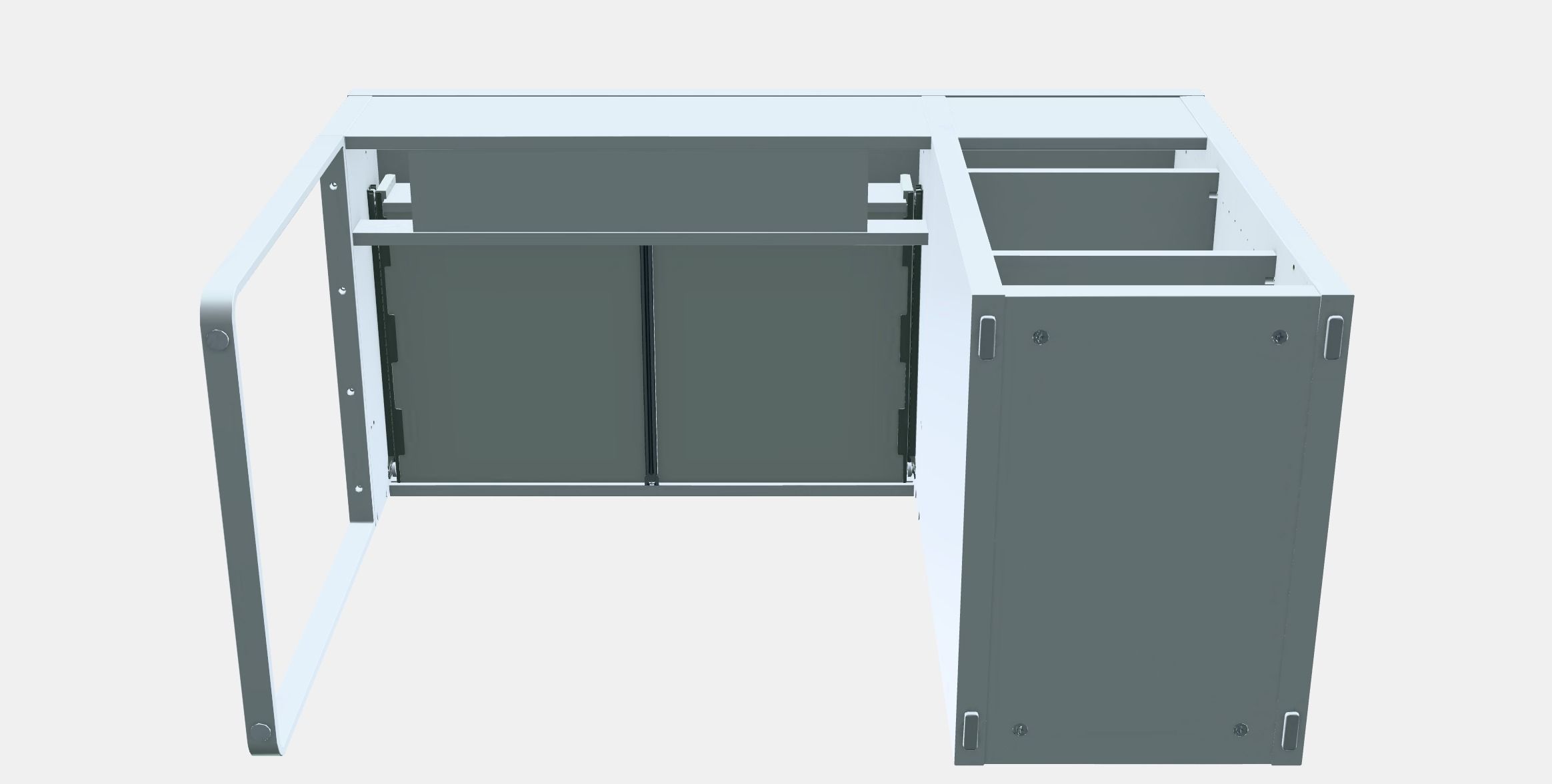 MICKE desk 1 Low-poly 3D model_8