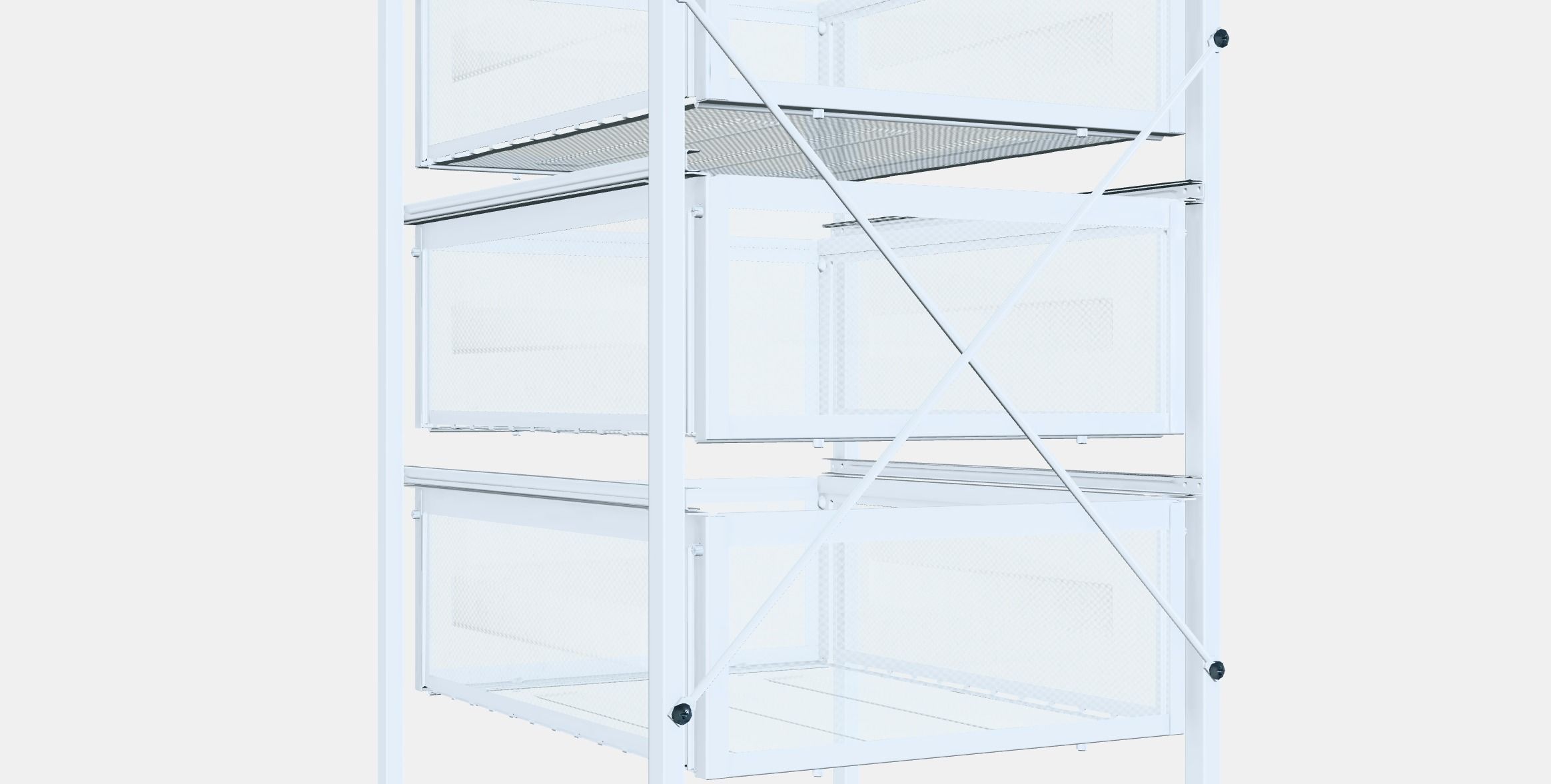 LENNART drawer unit Low-poly 3D model