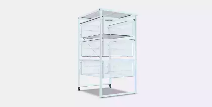 LENNART drawer unit Low-poly 3D model