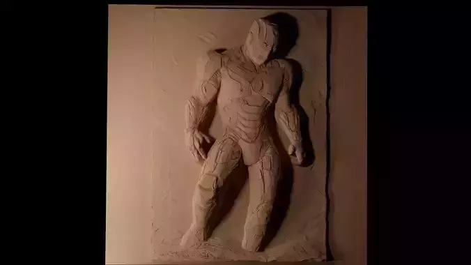 Ultron CNC 3d Print High Relief Sand Casting 3D print model