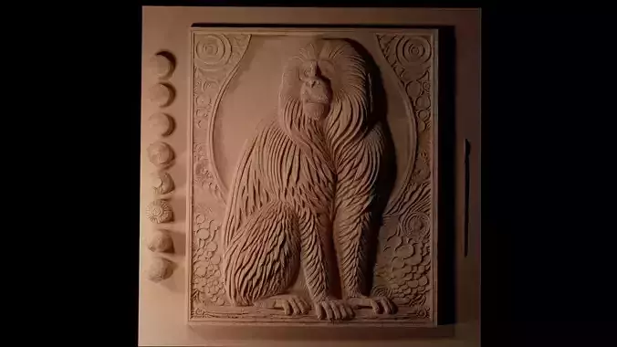 Uakari CNC 3d Print High Relief Sand Casting