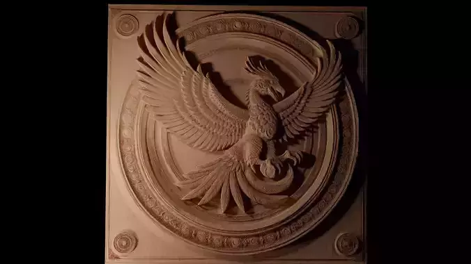 Thunderbird CNC 3d Print High Relief Sand Casting