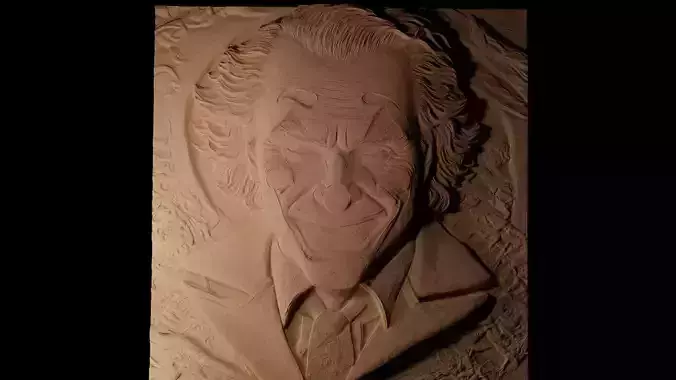 The Joker 03 CNC 3d Print High Relief Sand Casting