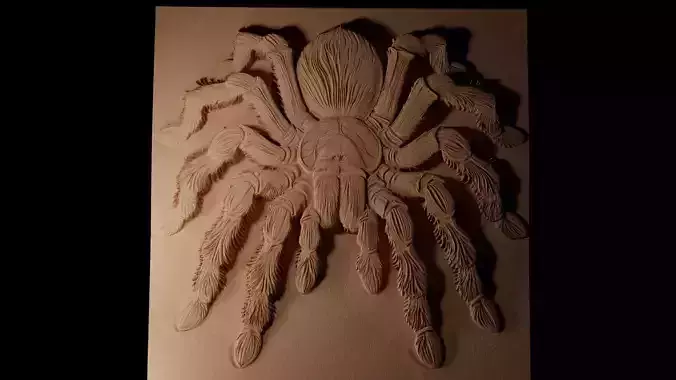 Tarantula CNC 3d Print High Relief Sand Casting 3D print model
