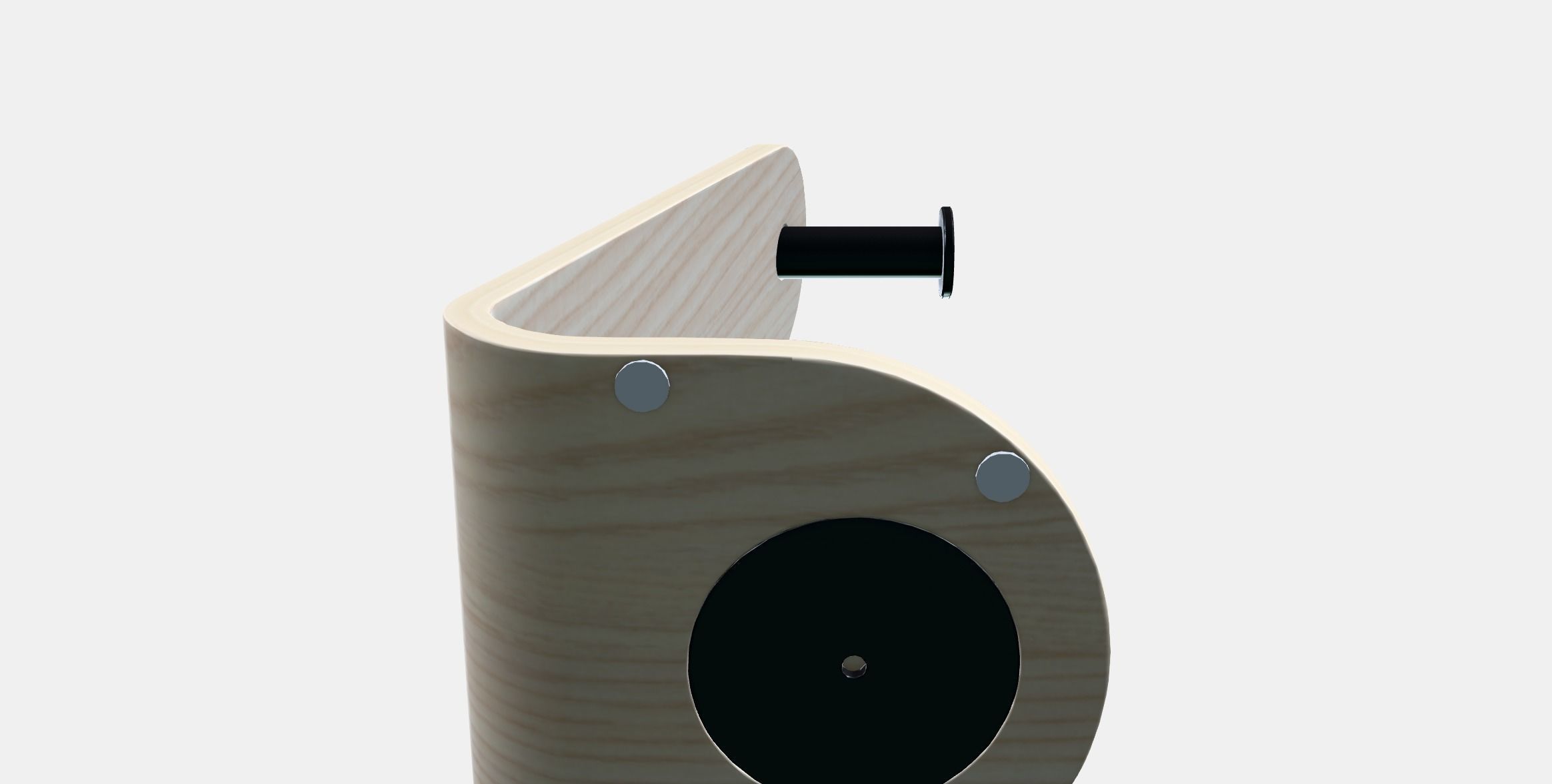 LANESPELARE headphone holder Low-poly 3D model_8