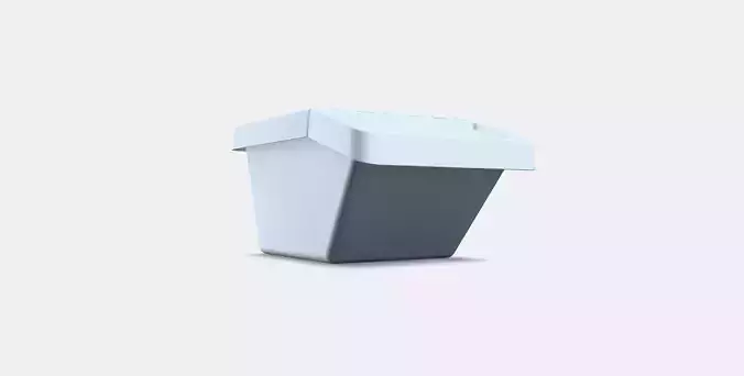 SORTERA waste garbage can with lid