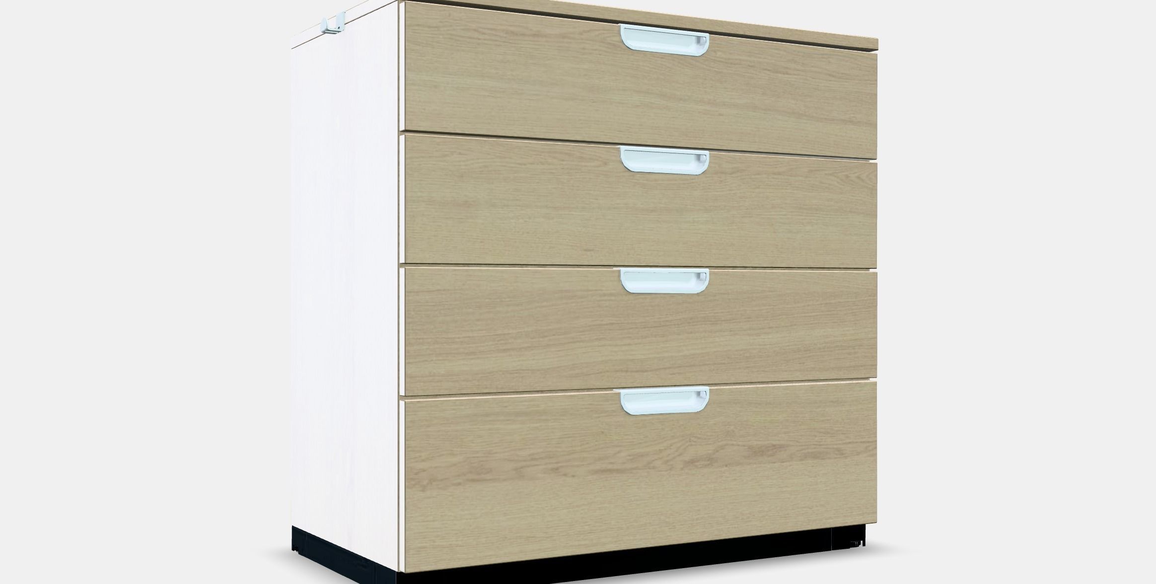 GALANT drawer unit 1 Low-poly 3D model_9