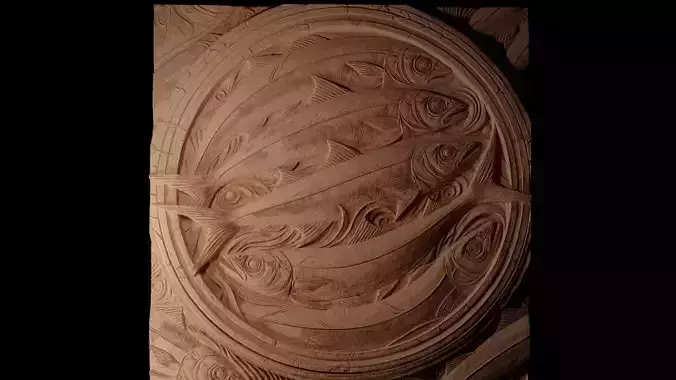 Sardines CNC 3d Print High Relief Sand Casting