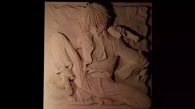 Sanji One Piece CNC 3d Print High Relief Sand Casting